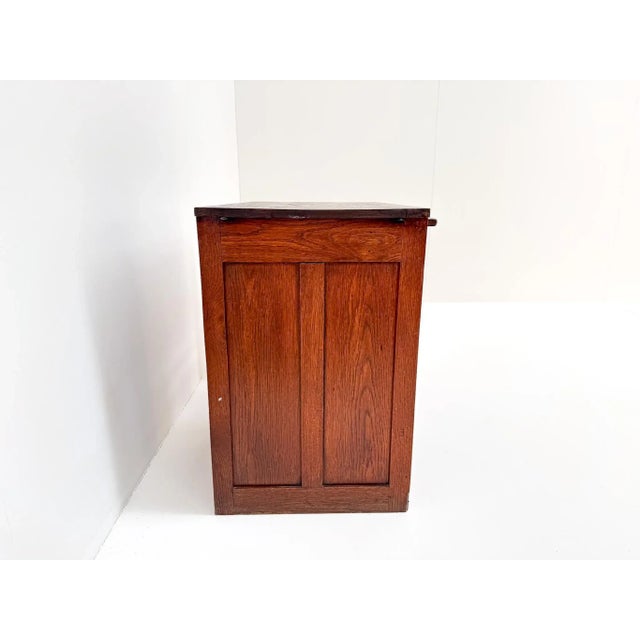 Anitque Dutch Oak Desk, 1890s For Sale - Image 4 of 13