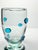 Mexican Aqua Blue Confetti Raised Pebble Mexican Blown Footed Tumbler Glasses - 6 pcs For Sale In Dallas - Image 6 of 7