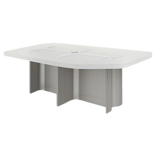 Brushed Steel & Transparent Opaque Resin Fossil Coffee Table by Daniel Nikolovski & Danu Chirinciuc for KABINET, 2019 For Sale