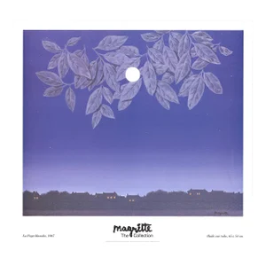 1998 Rene Magritte 'La Page Blanche' Surrealism France Offset Lithograph