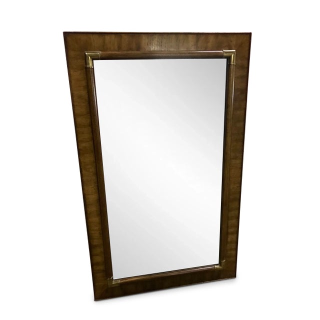 Drexel Heritage Campaign Mirror | Chairish