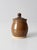 Brown Vintage Handmade Studio Pottery Sugar Bowl For Sale - Image 8 of 15