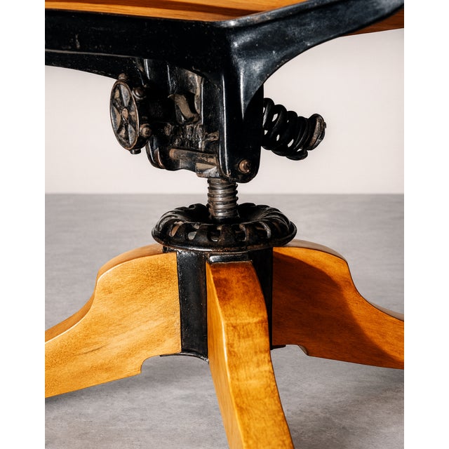 Victorian Office Chair, 1890s For Sale - Image 5 of 7