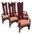Postmodern Boho Rattan High Back Dining Chairs - Set of 6 For Sale