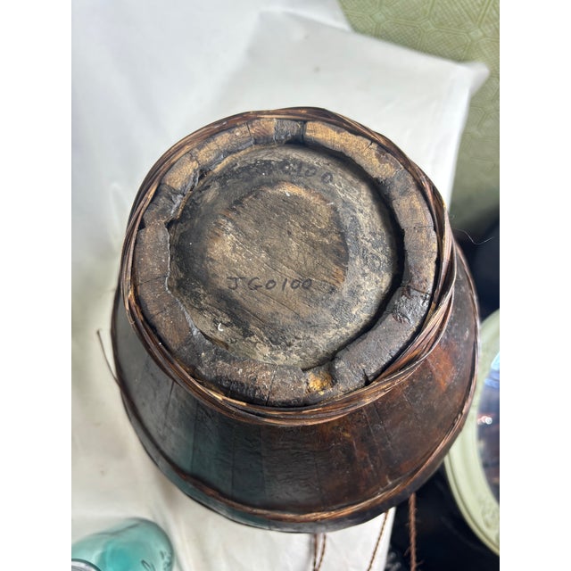 Late 19th Century Antique Wooden Wine Jug For Sale - Image 5 of 7