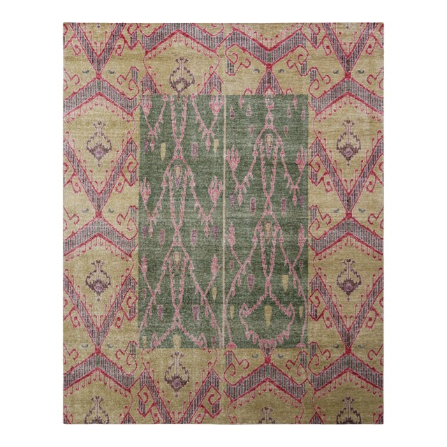 Rug & Kilim’s Oversized Mira Rug in Green, 12x15 For Sale