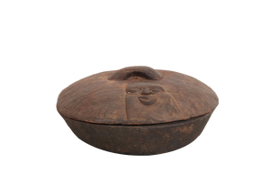 Antique African Yoruba Oracle Scale with Lid, Nigeria