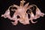 Art Deco Liz Taylor, Iridiscent Pink Murano Chandelier, 1970s For Sale - Image 3 of 12