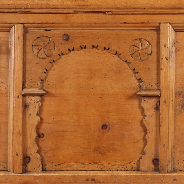 Wood Antique Chest in Fir, 1700s For Sale - Image 7 of 14