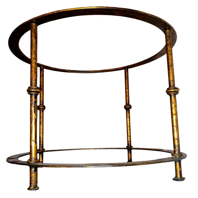 Etruscan Elegance: A Pair of Imported (Spain)Diego Giacometti Style Side Tables Bring the timeless, sculptural allure of...