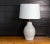 Mid Century Modern Gordon and Jane Martz White Incised Table Lamp M197 for Marshall Studios For Sale - Image 9 of 9