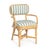 The Dorine dining chair brings retro charm and natural texture straight to your table. Hand-bent rattan forms a playful,...