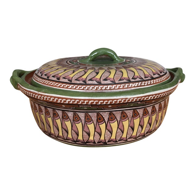 Mexican Pottery Casserole Dish Chairish
