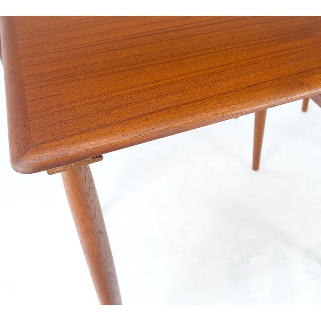 Set of 3 Danish Mid-Century Modern teak nesting side occasional tables mint!