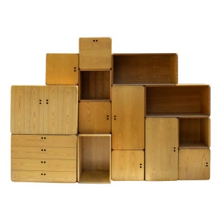 Samara Series Shelves by Derk Jan De Vries for Maisa, 1977, Set of 14 For Sale