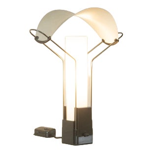 Palio Table Lamp in Opal Glass from Arteluce For Sale