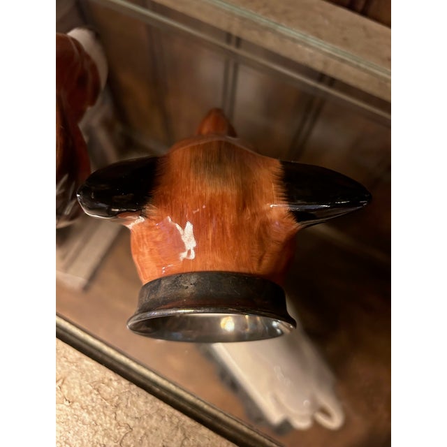 1980s Royale Stratford Fox Stirrup Cup For Sale - Image 5 of 7