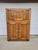 1930s Vintage Solid Oak Wood Ice Chest For Sale - Image 18 of 18