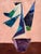 Abstract "Free Woman 4" Original Mixed-Media Collage on Paper by Zac Woodiel For Sale - Image 3 of 10