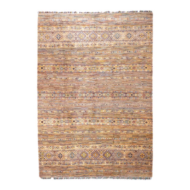 Contemporary Gabbeh Rug 6'9'' X 9'9'' For Sale