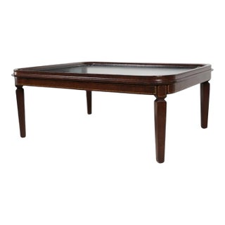 Late 20th Century Maitland Smith Attributed Neoclassical Style Cocktail Table For Sale