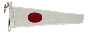 Nautical Signal Flag in Shadowbox Frame