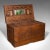 1880s Antique Victorian Teak Travelling Cleric's Chest For Sale - Image 13 of 13