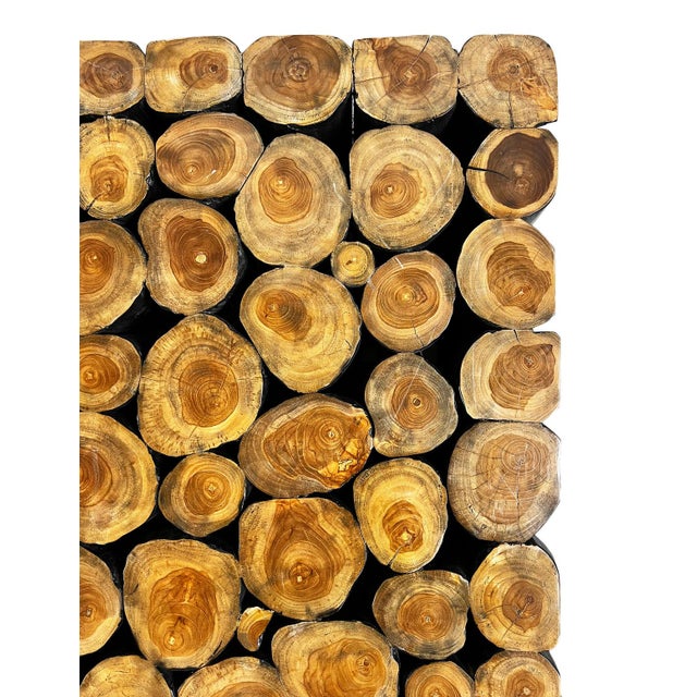 Square Lodge Coffee Table For Sale In Los Angeles - Image 6 of 9