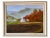 Vintage F. Leschinsky Countryside Acrylic Paint, Framed For Sale