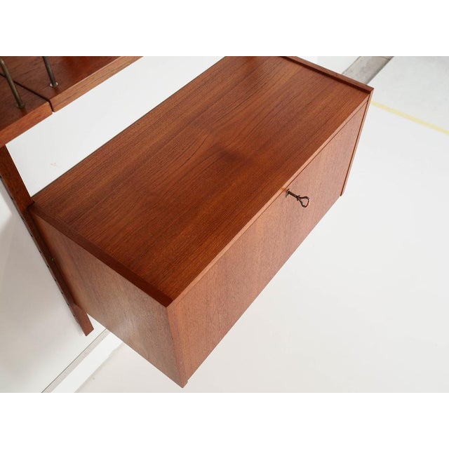 Danish Teak Shelving Unit, 1960s For Sale - Image 12 of 18