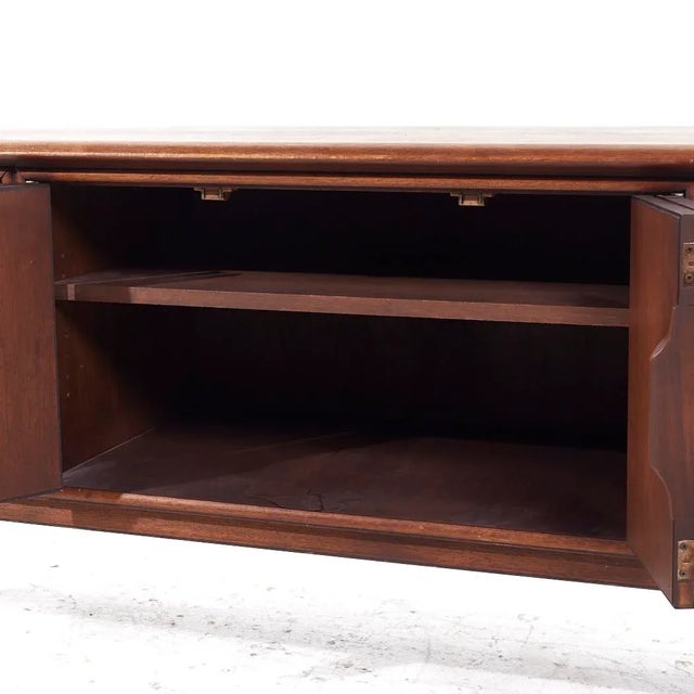 Alma Castilian Mid Century Walnut Credenza For Sale - Image 10 of 11