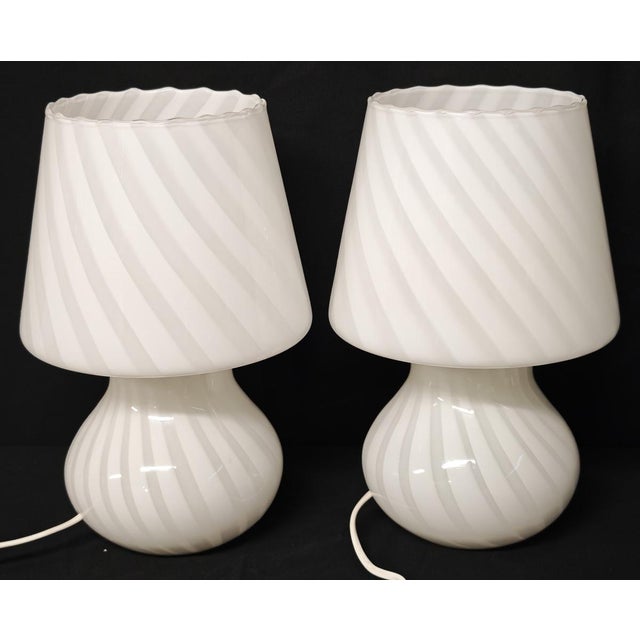 Mushroom Table Lamps in Murano Glass, 1960s, Set of 2 For Sale - Image 13 of 18