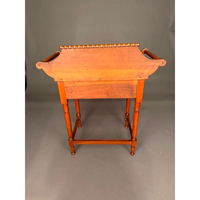 American Victorian Poplar Wash Stand With Drawer & Towel Bars, Circa 1880 For Sale - Image 13 of 15