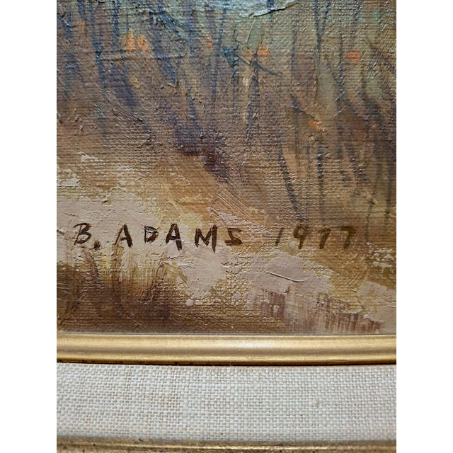 Textile Pheasants Aloft at Dawn by B. Adams For Sale - Image 7 of 8