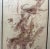 Drawing/Sketching Materials Original 1968 Signed Chaim Gross Pen and Ink Drawing Abstract Surrealism Sketch For Sale - Image 7 of 12