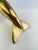 Metal Vintage Mid-Century Brass Dolphin Sculpture For Sale - Image 7 of 9