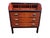 Wood Swedish Roll-Top Secretary Desk Bookmatched Teak & Rosewood Attributed to Egon Ostergaard For Sale - Image 7 of 18