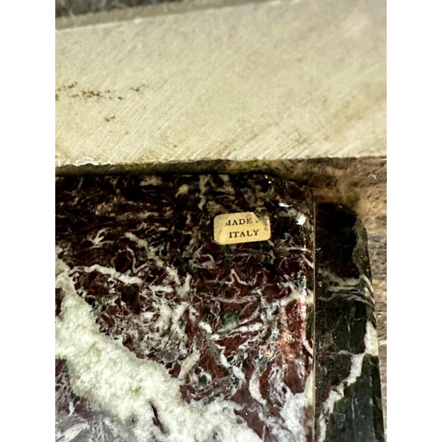 Multi Colored Marble Console Table, Italy 1970 For Sale - Image 10 of 10