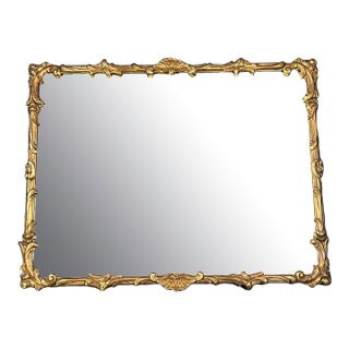 Mid-Century Friedman Brothers Decorative Arts Gilt Wood Wall Mirror For Sale