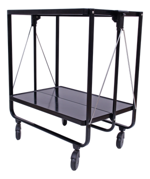 Vintage Serving Trolley by Louis Lucien Lepoix for FRZ Metallwarenfabrik, 1980s