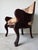 Vintage French Empire / Renaissance Revival Style Hand-Carved Mahogany Swan Armchair For Sale - Image 4 of 13