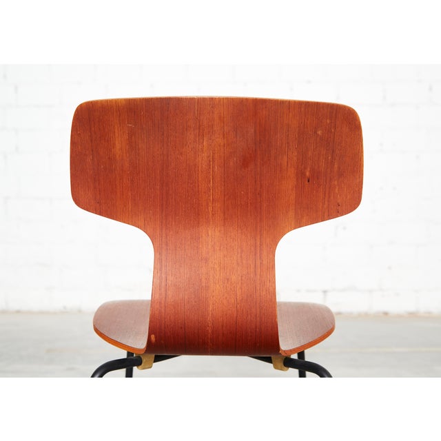 Model 3103 Hammer Chairs by Arne Jacobsen for Fritz Hansen, 1964, Set of 4 For Sale - Image 13 of 18