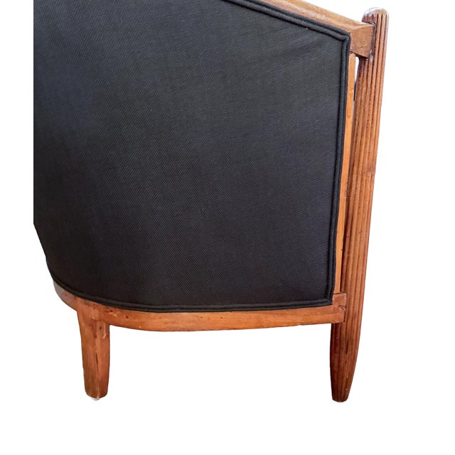 Pair of French Lounge Chairs in the Art Deco Style (Individually Priced) For Sale - Image 16 of 17
