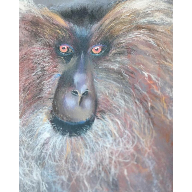 11x12.5" Signed soft pastel on paper with acrylic base coat. By late artist Diane Stolz. Diane Stolz was born in New York...