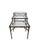 Measurements ( L x W x H)21.75 x 15.25 x 20.5/14.25 x 19.25 x 18/13.25 x 17.5 x 16 Beautiful Vintage faux bamboo stacking...