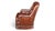 Vintage 1970s Drexel Heritage Brown Leather Button-Tufted Swivel-Tilt Lounge Chair For Sale In Los Angeles - Image 6 of 16