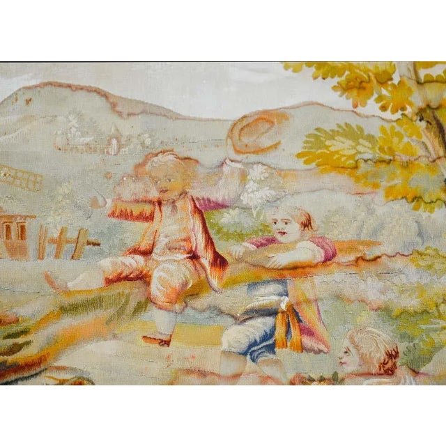 19th Century French Aubusson Tapestry For Sale - Image 4 of 13