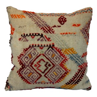 Turkish Handmade Kilim Pillow Cover For Sale