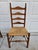 Rush Seat Ladder Back Chairs -Set of Four For Sale - Image 6 of 14