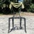 Vintage Postmodern Swag Metal Chair For Sale - Image 4 of 11